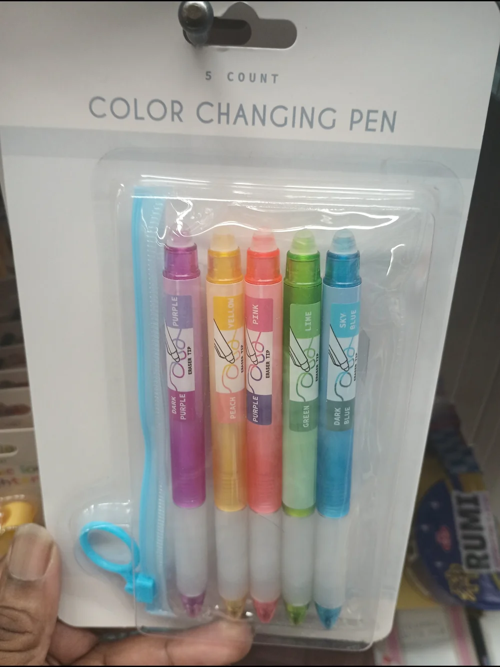 Color Changing Pen Set - Assorted Bright Colors